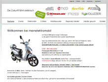 Tablet Screenshot of e-roller-vertrieb.ch